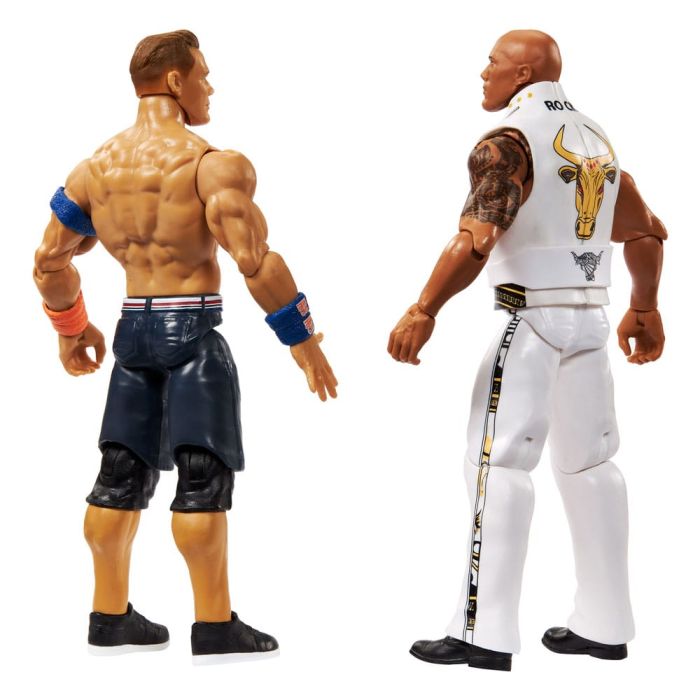 WWE Main Event Showdown Action Figures The Rock Final Boss vs John Cena 2-Pack 15 cm