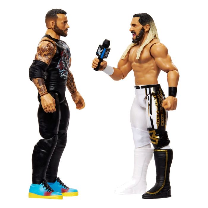 WWE Main Event Showdown Action Figures CM Punk vs Seth