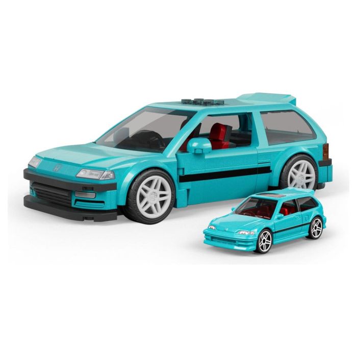 Hot Wheels Speed Series Mattel Brick Shop Building Set 1/32 Custom ’90 Honda Civic EF
