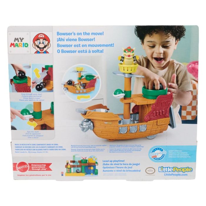 My Mario Little People Playset Bowser's Airship