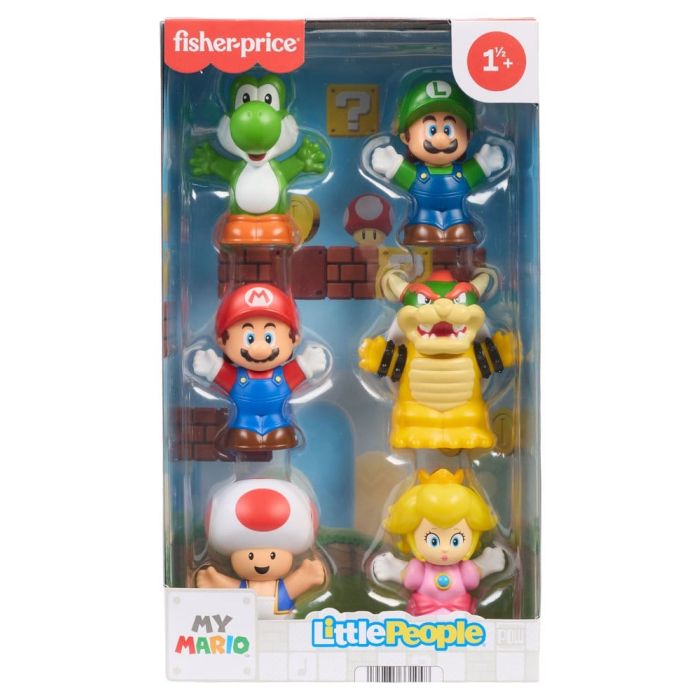 My Mario Little People Collector Mini Figure 6-Pack 7 cm