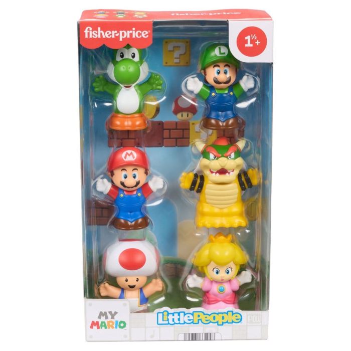 My Mario Little People Collector Mini Figure 6-Pack 7 cm
