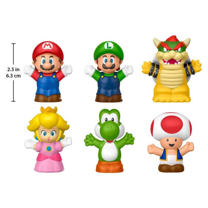 My Mario Little People Collector Mini Figure 6-Pack 7 cm