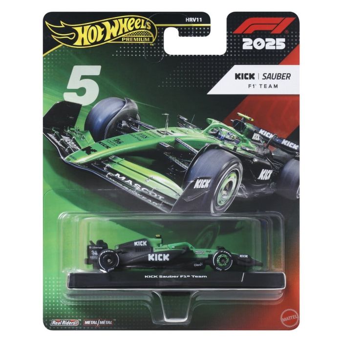 Formula 1 Hot Wheels Premium Die-Cast Vehicle 1:64 Team Sauber: Driver 2