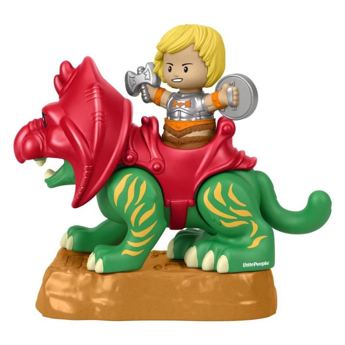 Masters of the Universe Little People Collector Figure Set He-Man & Battle Cat