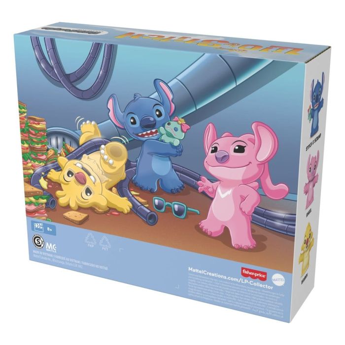 Lilo & Stitch Little People Collector Mini Figure 3-Pack Stitch & The Cousins 7 cm