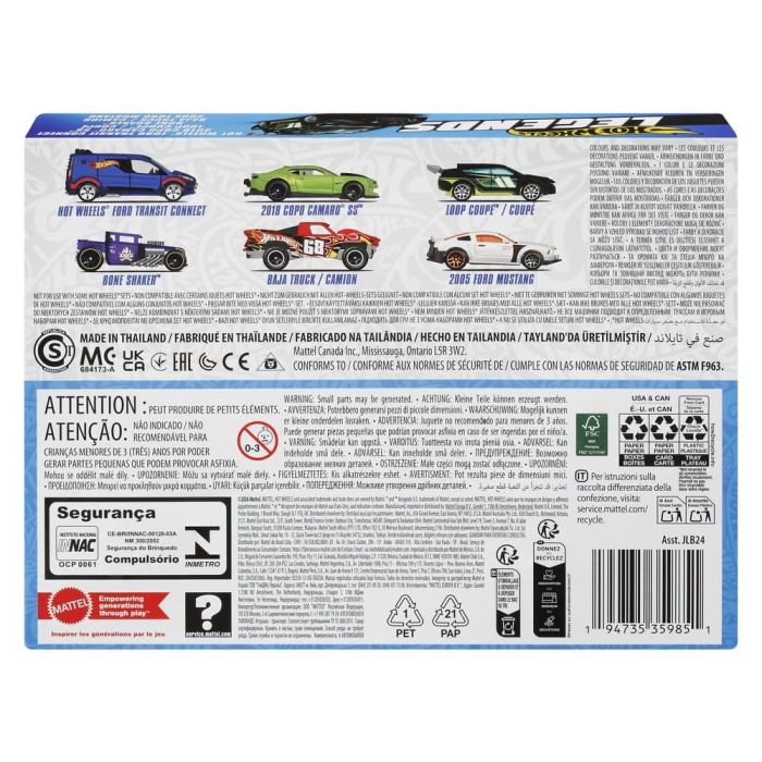 Hot Wheels Silver Series Die-Cast Vehicle 6-Pack 1/64 Legends