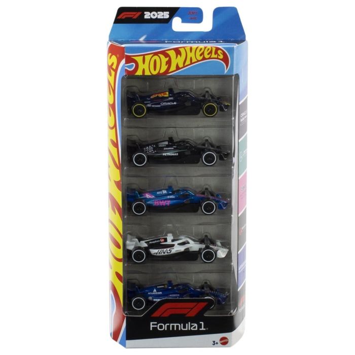 Formula 1 Hot Wheels Die-Cast Vehicle 5-Pack 1:64 2025