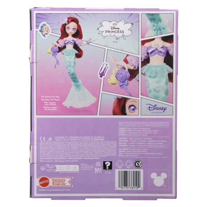 Disney Princess Doll Manga Ariel 22 cm