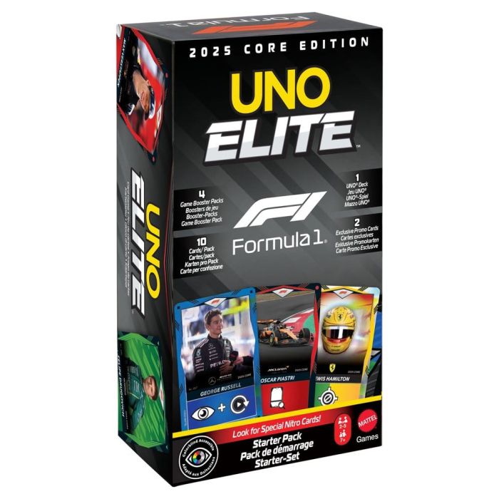 Formula 1 UNO Card Game Elite F1 Starter-Set