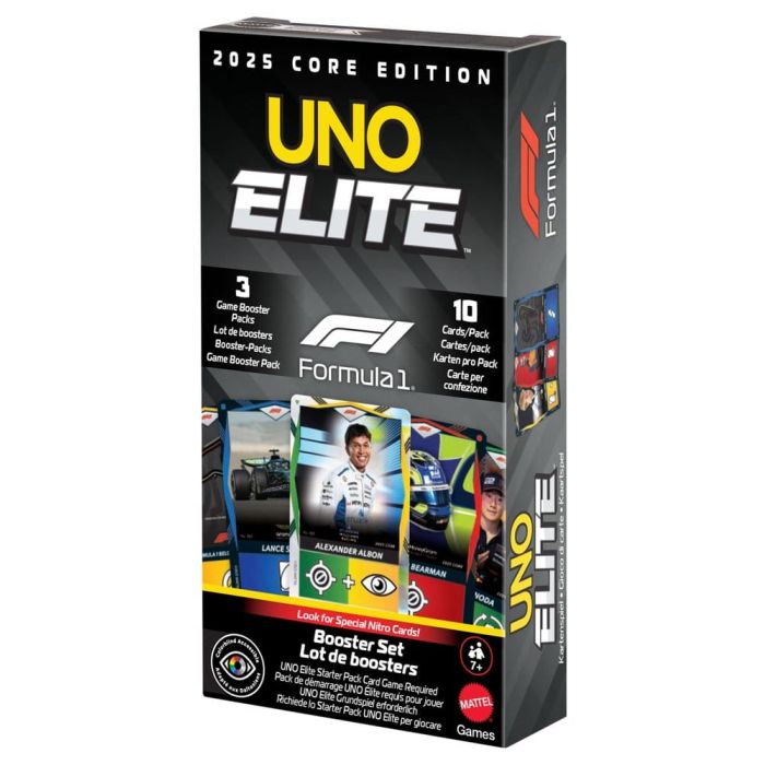 Formula 1 UNO Card Game Elite F1 Booster-Set
