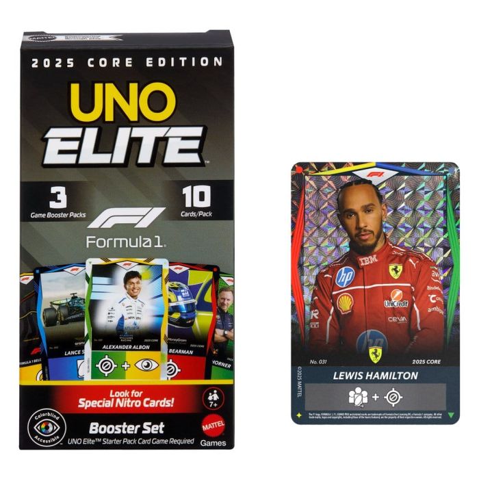 Formula 1 UNO Card Game Elite F1 Booster-Set