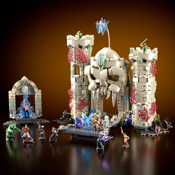 Masters of the Universe Mattel Brick Shop Construction Set Castle Grayskull