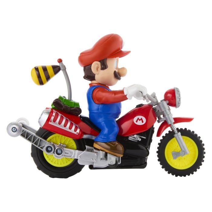 The Super Mario Galaxy Movie Hot Wheels RC Vehicle Mario Wheelie Motocross