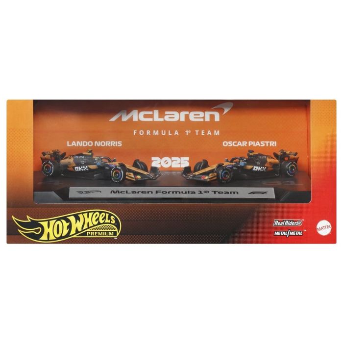 Formula 1 Hot Wheels Premium Die-Cast Vehicle 2-Pack 1:64 Team McLaren