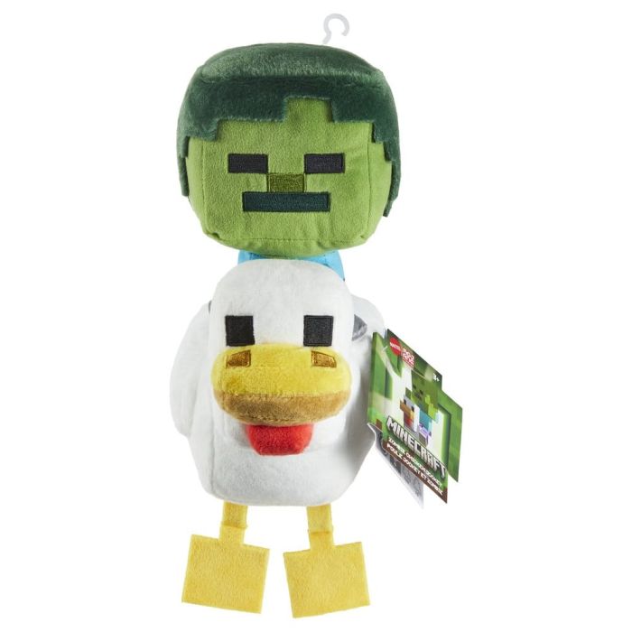 Minecraft Deluxe Plush Figure Chicken Jockey 20 cm