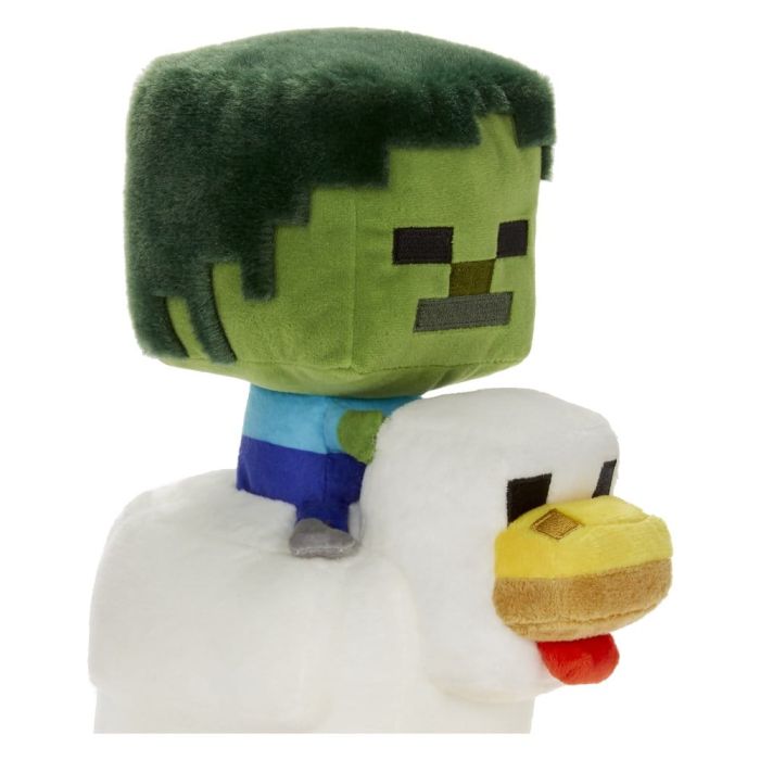 Minecraft Deluxe Plush Figure Chicken Jockey 20 cm