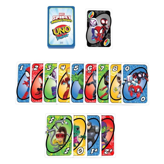 Spidey & His Amazing Friends UNO Junior Card Game