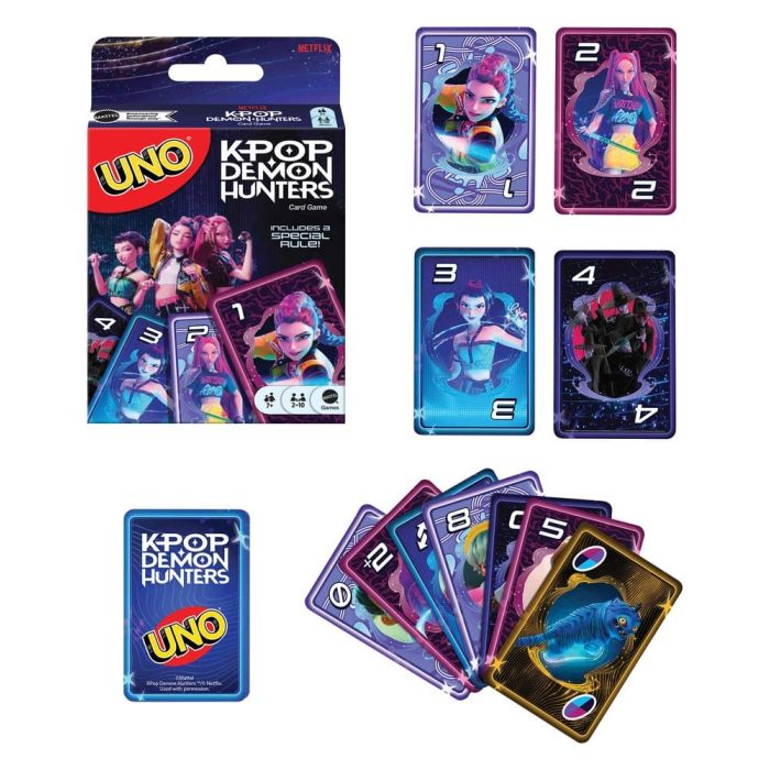 KPop Demon Hunters UNO Card Game