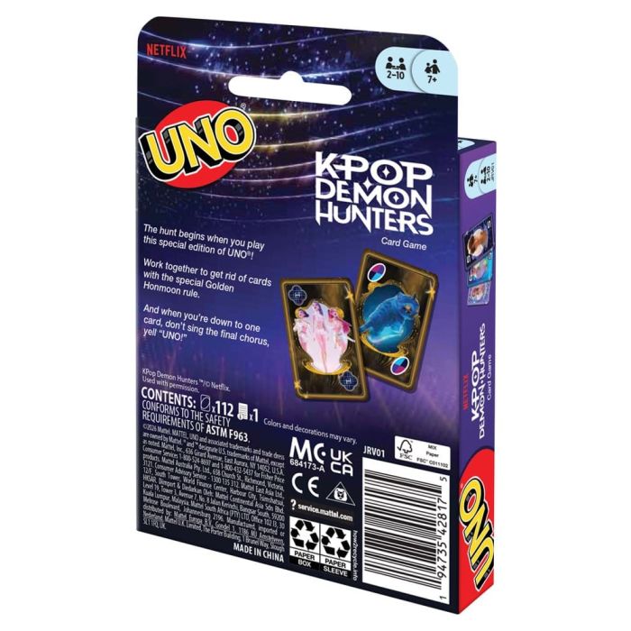 KPop Demon Hunters UNO Card Game