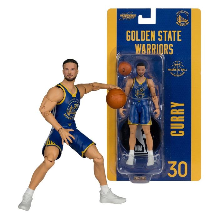 NBA SportsPicks Action Figure Stephen Curry (Golden State Warriors) 15 cm
