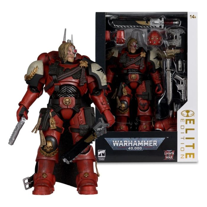 Warhammer 40,000 Dawn of War McFarlane Elite Edition Action Figure Captain Cyrus (Dawn of War 4) 20 cm