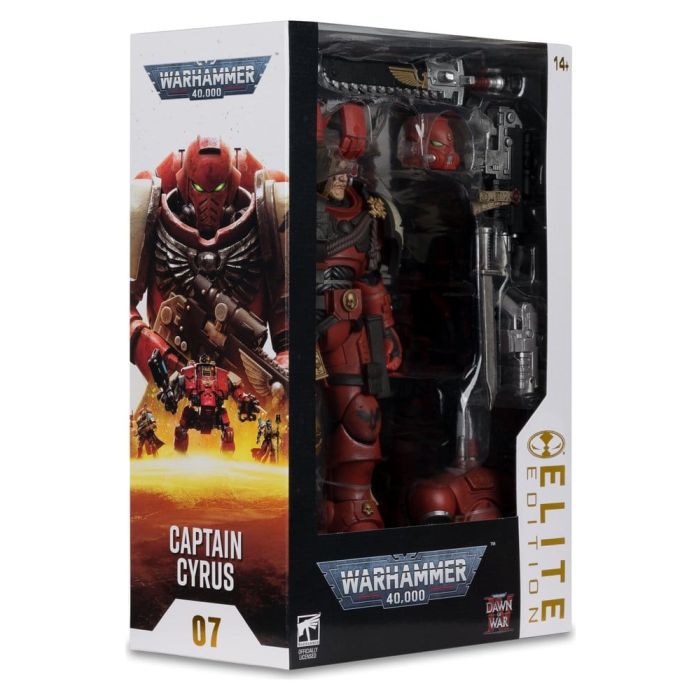Warhammer 40,000 Dawn of War McFarlane Elite Edition Action Figure Captain Cyrus (Dawn of War 4) 20 cm