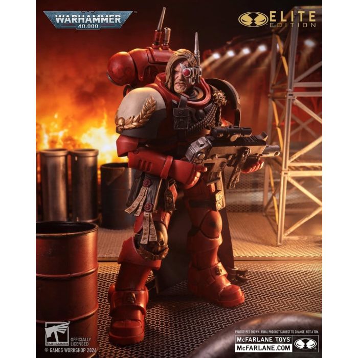 Warhammer 40,000 Dawn of War McFarlane Elite Edition Action Figure Captain Cyrus (Dawn of War 4) 20 cm