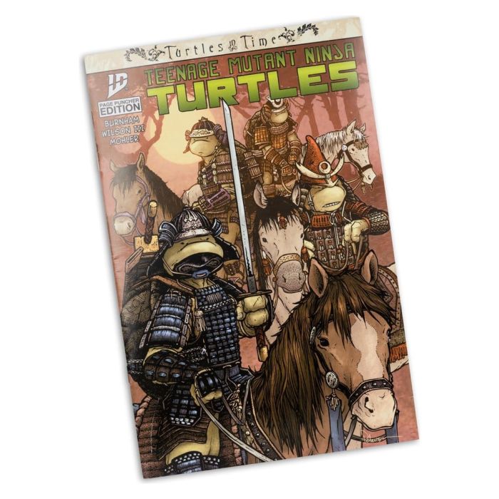 Teenage Mutant Ninja Turtles Page Punchers Action Figure Leonardo (Turtles in Time) 13 cm