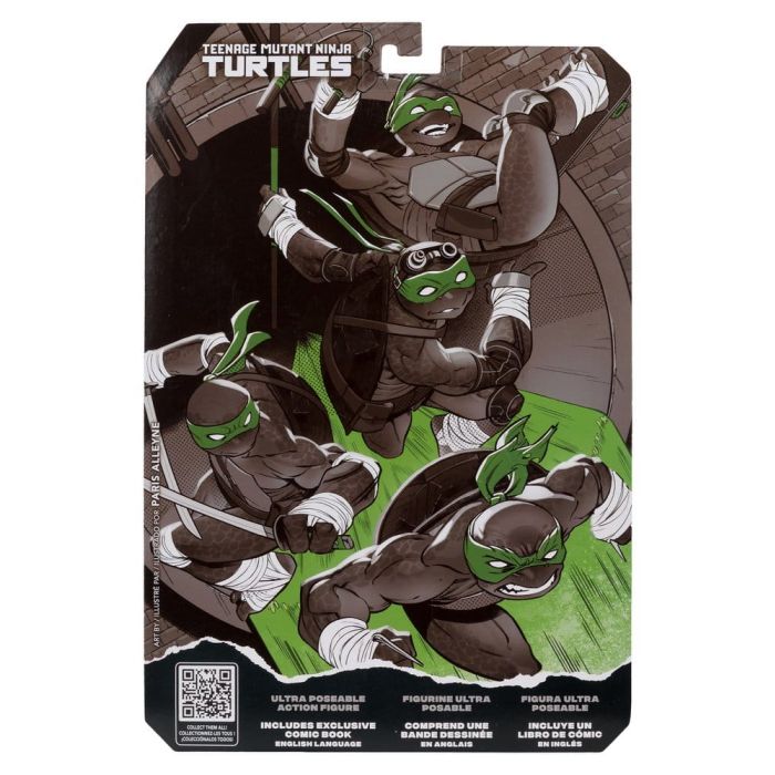 Teenage Mutant Ninja Turtles Page Punchers Action Figure Donatello (Black White & Green ) (Red Platinum Edition) 13 cm