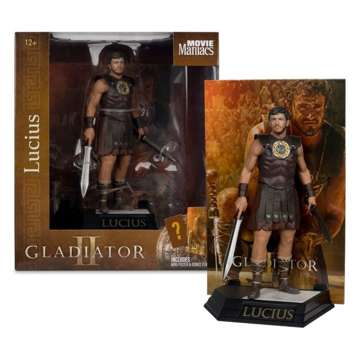 Gladiator II Movie Maniacs Action Figure Lucius 16 cm