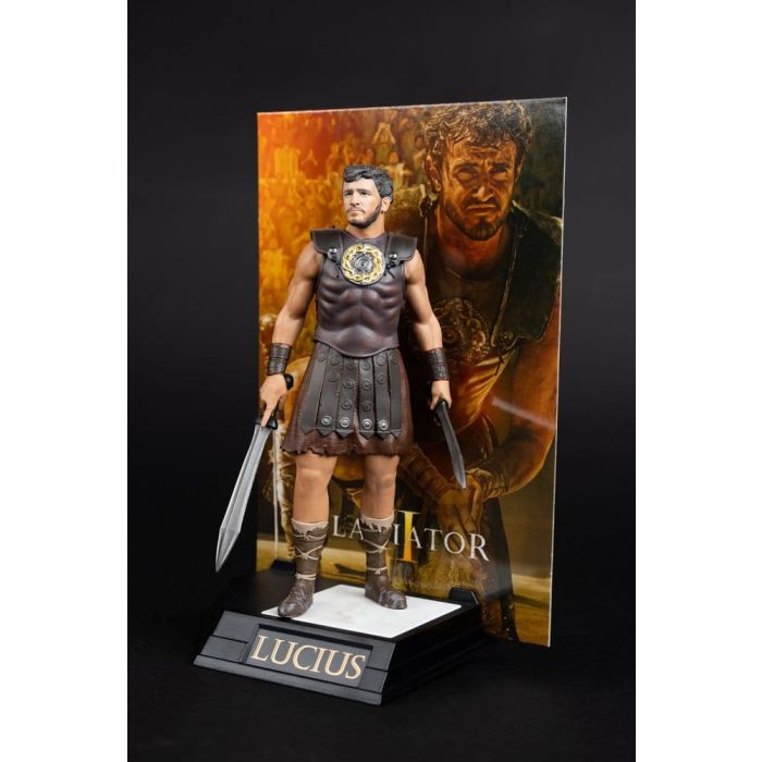 Gladiator II Movie Maniacs Action Figure Lucius 16 cm