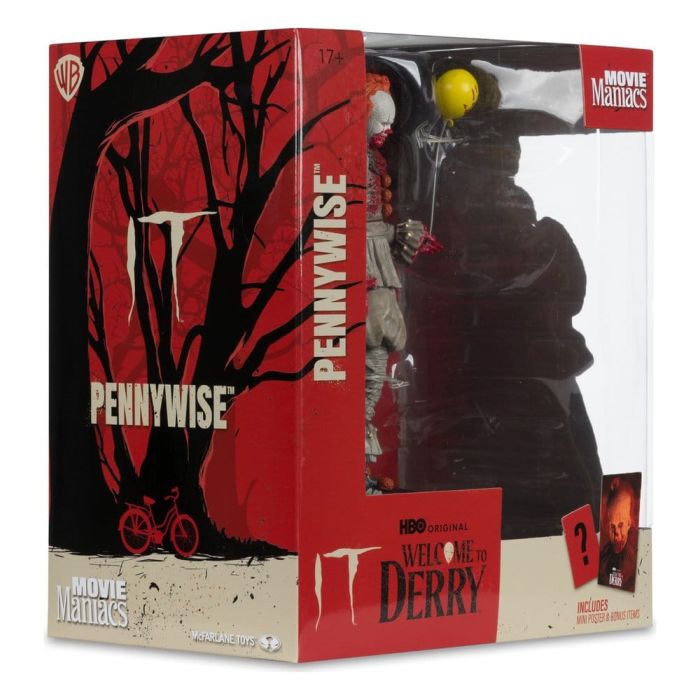 It Welcome to Derry Movie Maniacs Figure Pennywise (Bloody) 16 cm