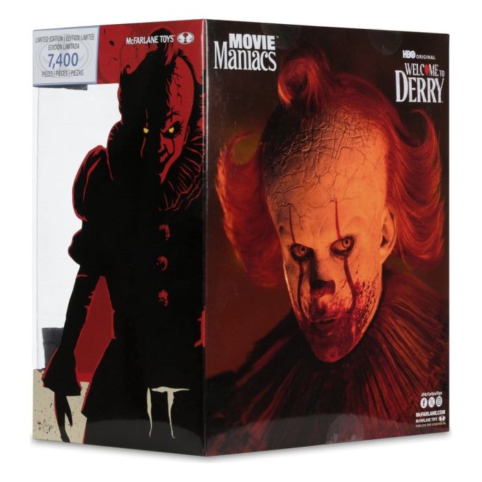 It Welcome to Derry Movie Maniacs Figure Pennywise (Bloody) 16 cm