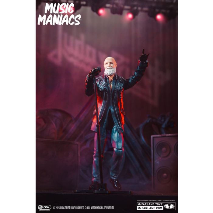 Judas Priest Music Maniacs Heavy Metal Action Figure Rob Halford 15 cm