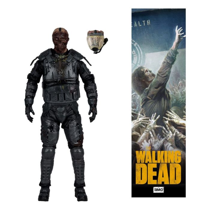 The Walking Dead Action Figure Gas Mask Zombie (Season 4) 13 cm