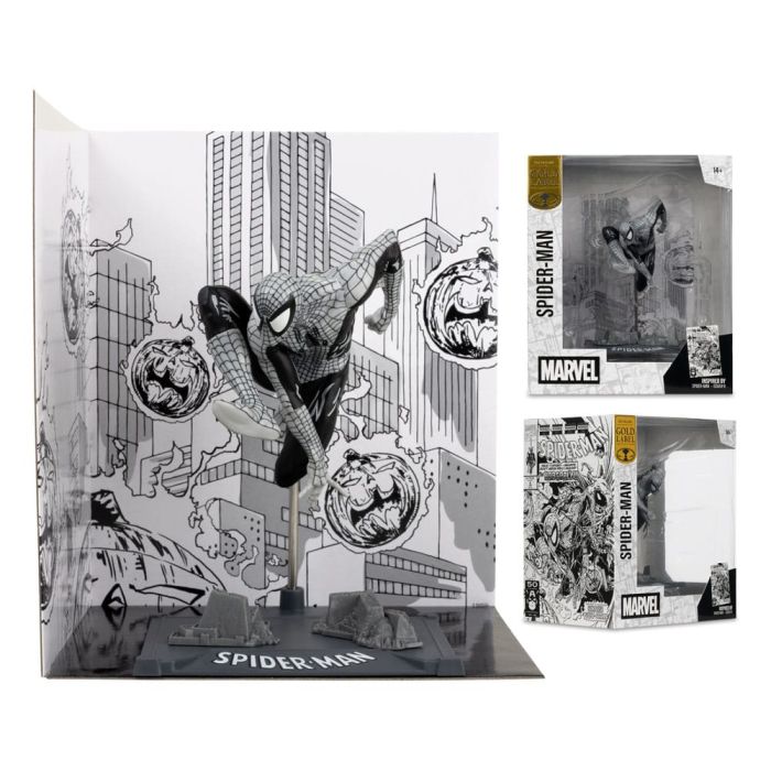 Marvel Collection PVC Statue 1/10 Spider-Man (Spider-Man #6)(Line Art)(Gold Label) 10 cm