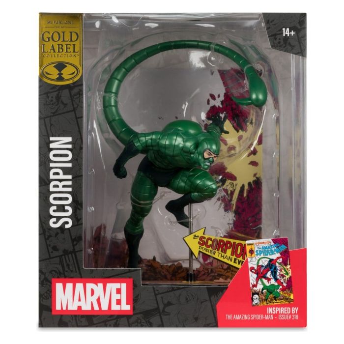 Marvel PVC Statue !/10 Scorpion (Metallic) (The Amazing Spider-Man #318) (Gold Label) 18 cm