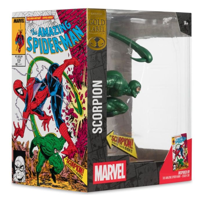 Marvel PVC Statue !/10 Scorpion (Metallic) (The Amazing Spider-Man #318) (Gold Label) 18 cm