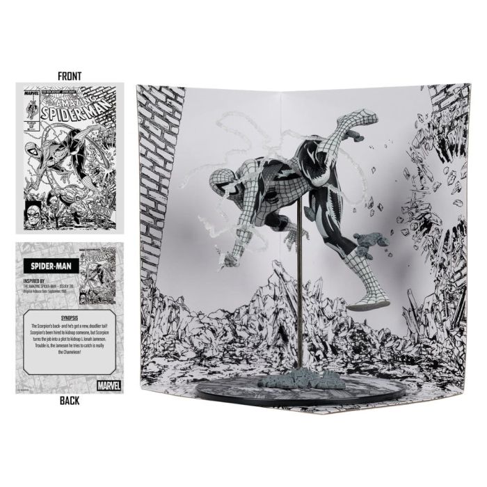 Marvel PVC Statue !/10 Spider-Man (Line Art) (The Amazing Spider-Man #318) (Gold Label) 17 cm