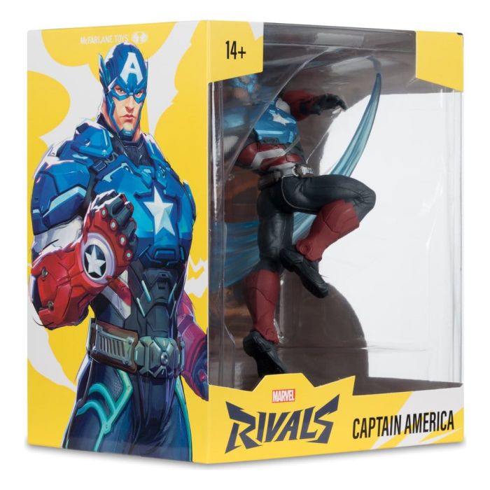 Marvel Rivals Collection 1/10 Action Figure Captain America 20 cm