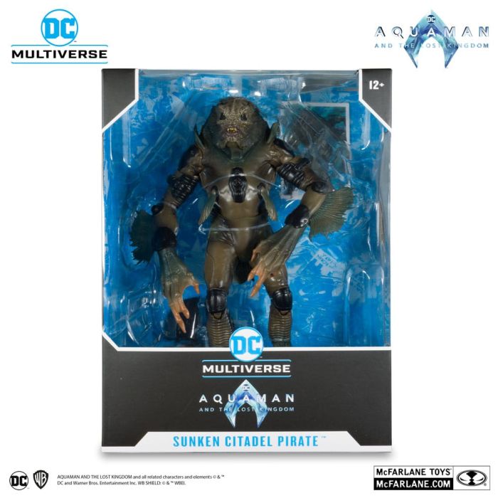 Aquaman and the Lost Kingdom DC Multiverse Megafig Action Figure Sunken Citadel Pirate 30 cm