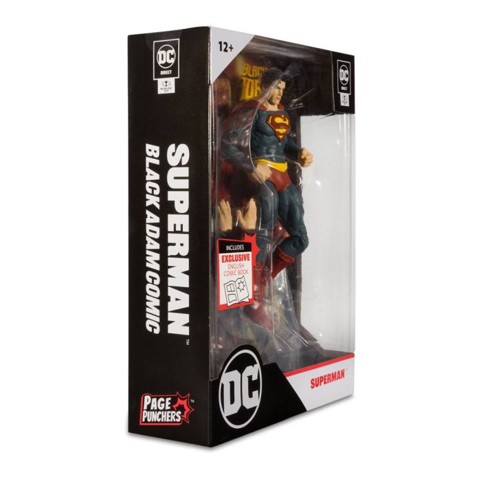 DC Black Adam Page Punchers Action Figure Superman 18 cm