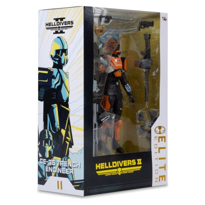 Helldivers 2 McFarlane Elite Edition Action Figure CE-25 Trench Engineer (Deluxe) 18 cm