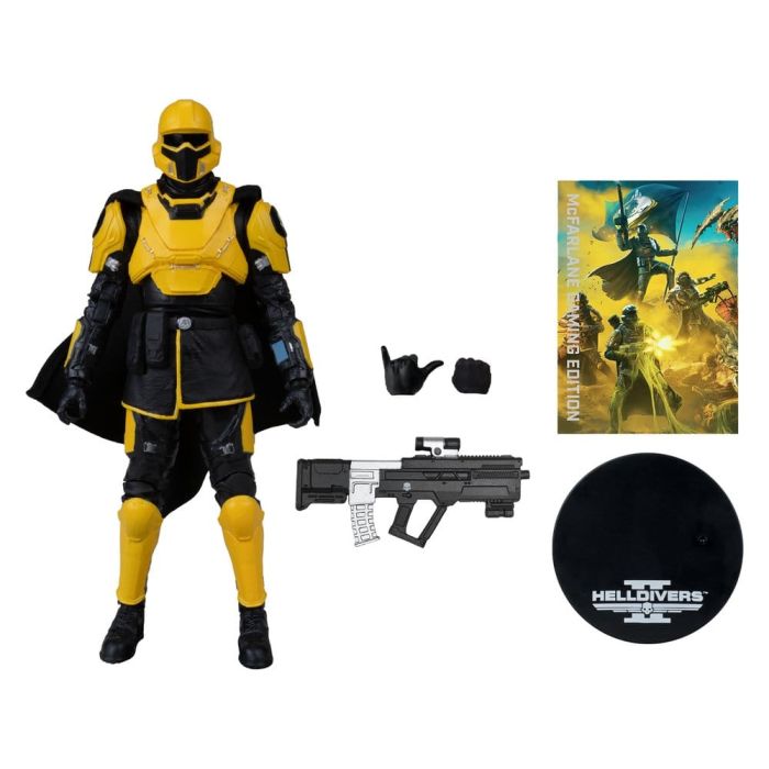Helldivers II McFarlane Gaming Edition Action Figure T4-40 Gold Eagle 18 cm