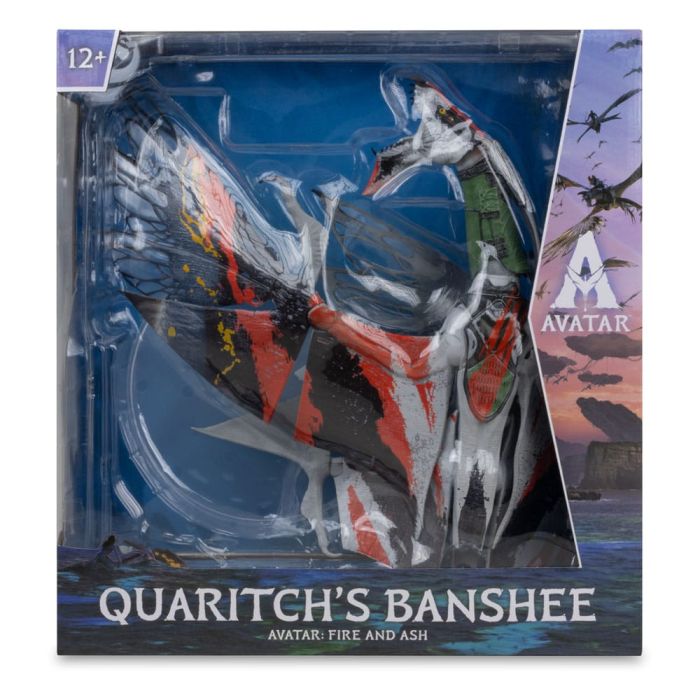 Avatar: Fire and Ash Action Figure Quaritch's new Banshee