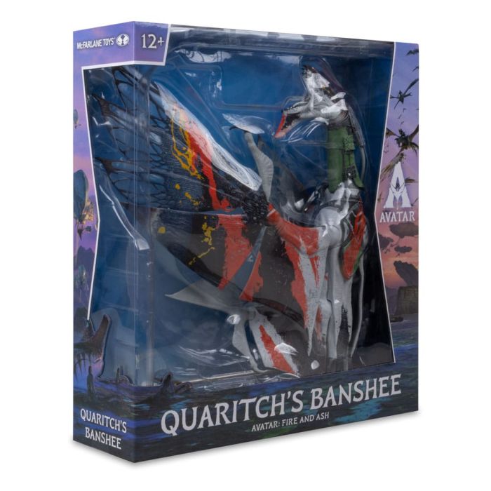 Avatar: Fire and Ash Action Figure Quaritch's new Banshee