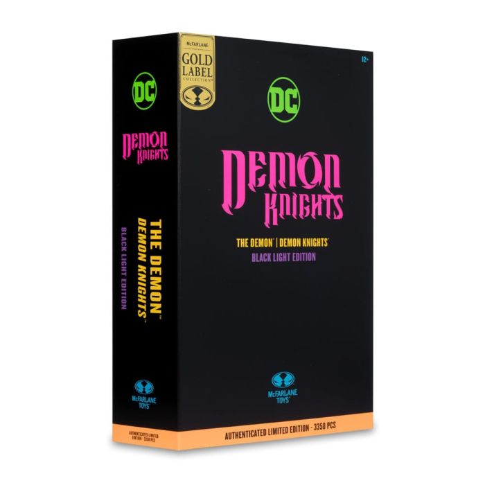 DC Multiverse Action Figure The Demon (Demon Knights) Black Light Edition (Gold Label) 18 cm