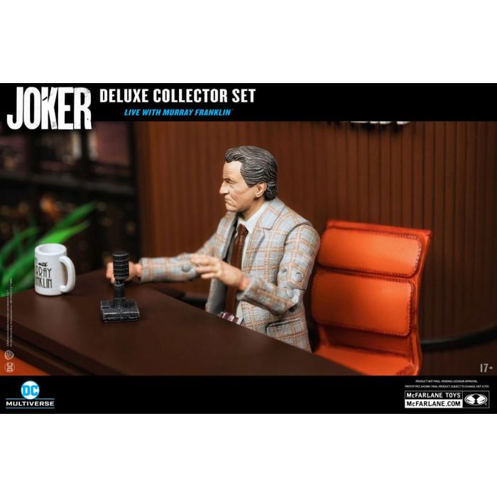 Joker DC Multiverse (Joker Movie) Deluxe Colllector Action Figure The Joker (Live with Murray Franklin) Limited Edition 18 cm