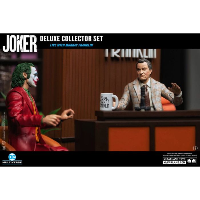 Joker DC Multiverse (Joker Movie) Deluxe Colllector Action Figure The Joker (Live with Murray Franklin) Limited Edition 18 cm